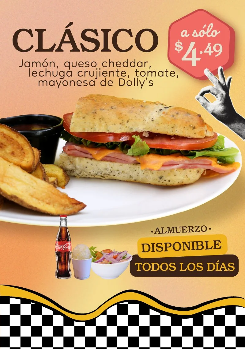Almuerzo Americano 1 de Dolly's