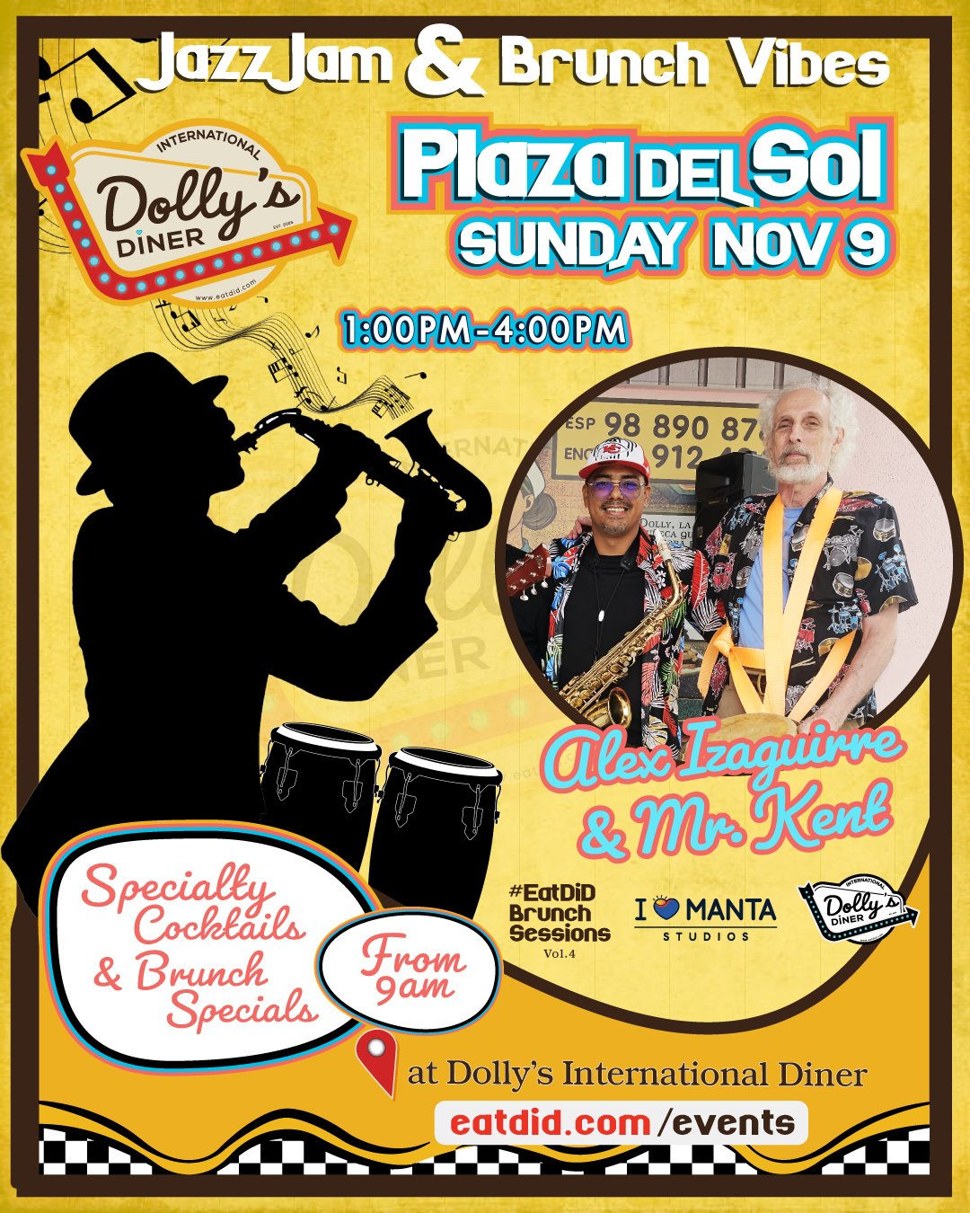 Jazz Jam &amp; Brunch Vibes @ Dolly’s