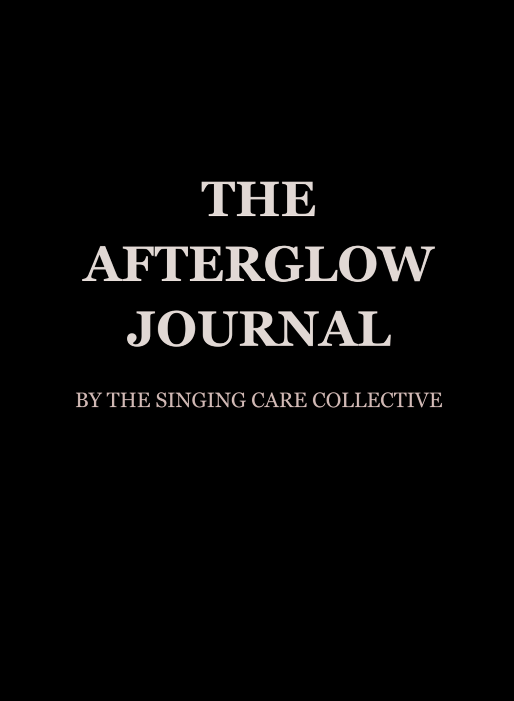 The After Glow Journal