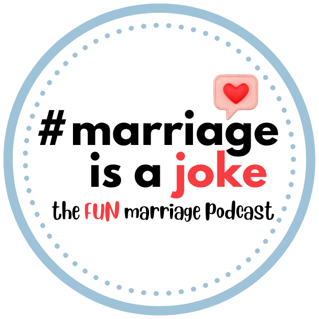 Marriage is a Joke podcast cover, hosted by Elaine M. Romero, LMFT