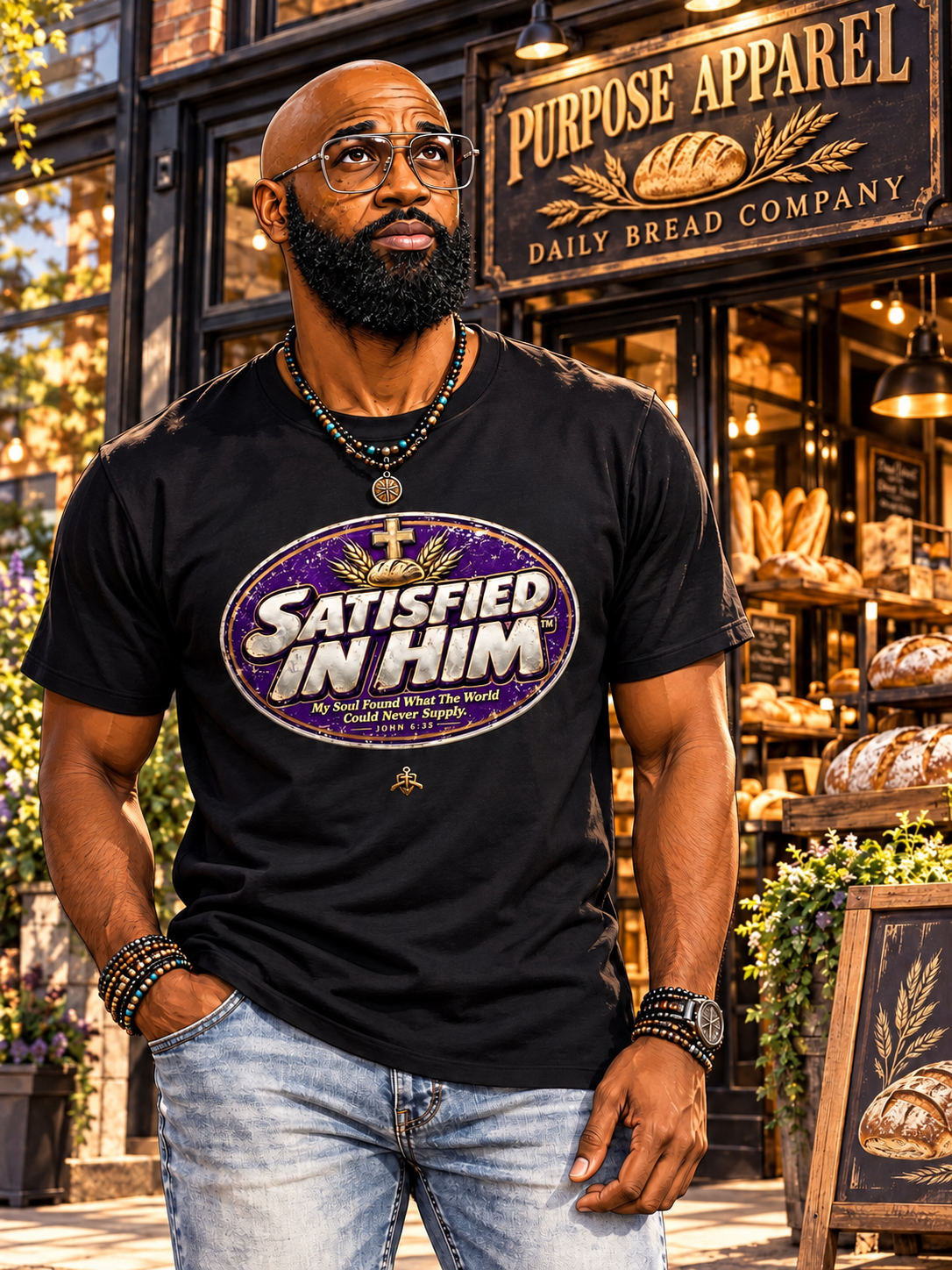Satisfied In Him 'Kingdom Culture Collection' (Men's)