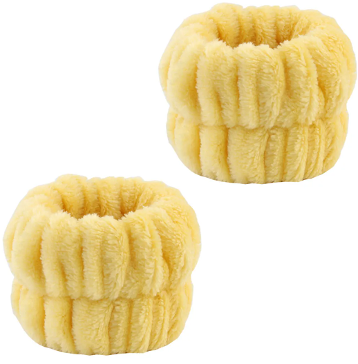 Elastic Bowknot Headband And Absorbent Wristbands