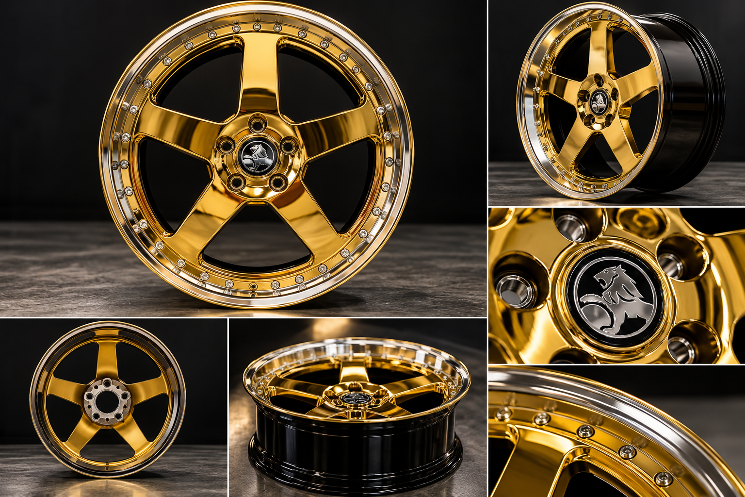 Glossy Gold Alloy Wheel Showcase.png