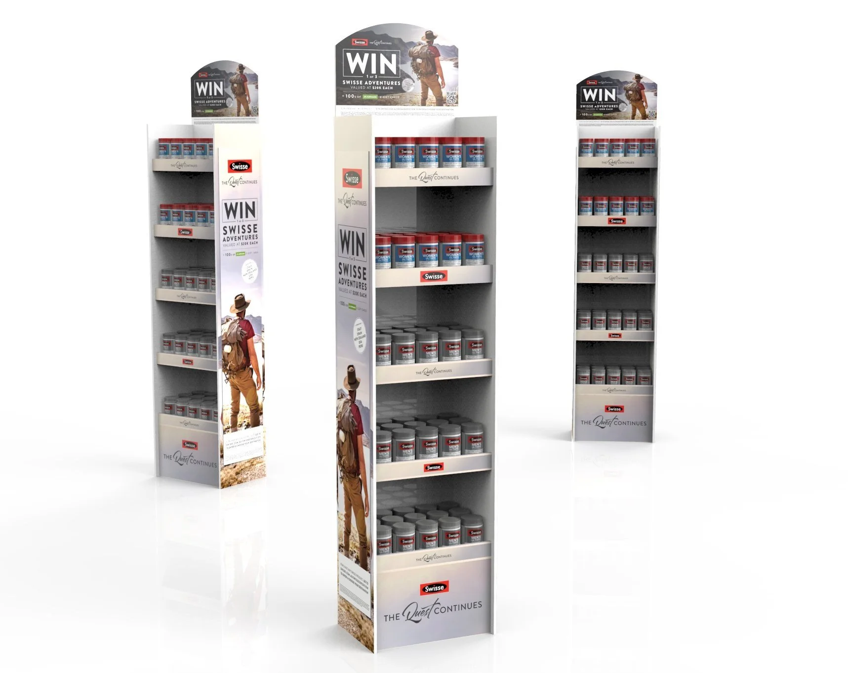 Promotion floor stands