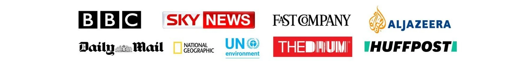 Covered by BBC, Sky News, Fast Company, Al Jazeera, Daily Mail, National Geographic, UN Environment, The Drum and HuffPost