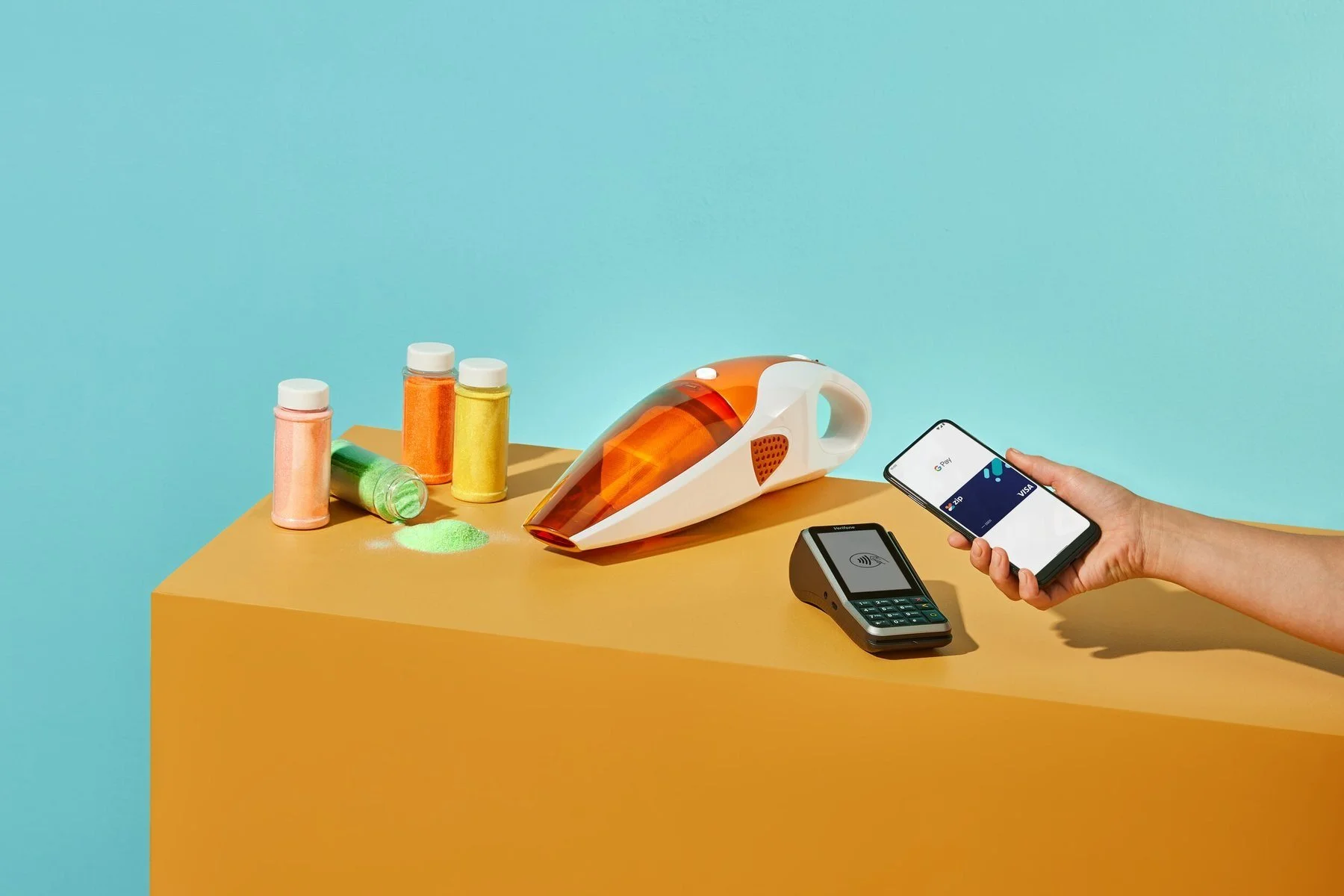Supplements and a hand vacuum