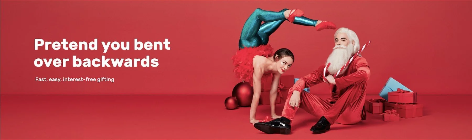 Pretend you bent over backwards