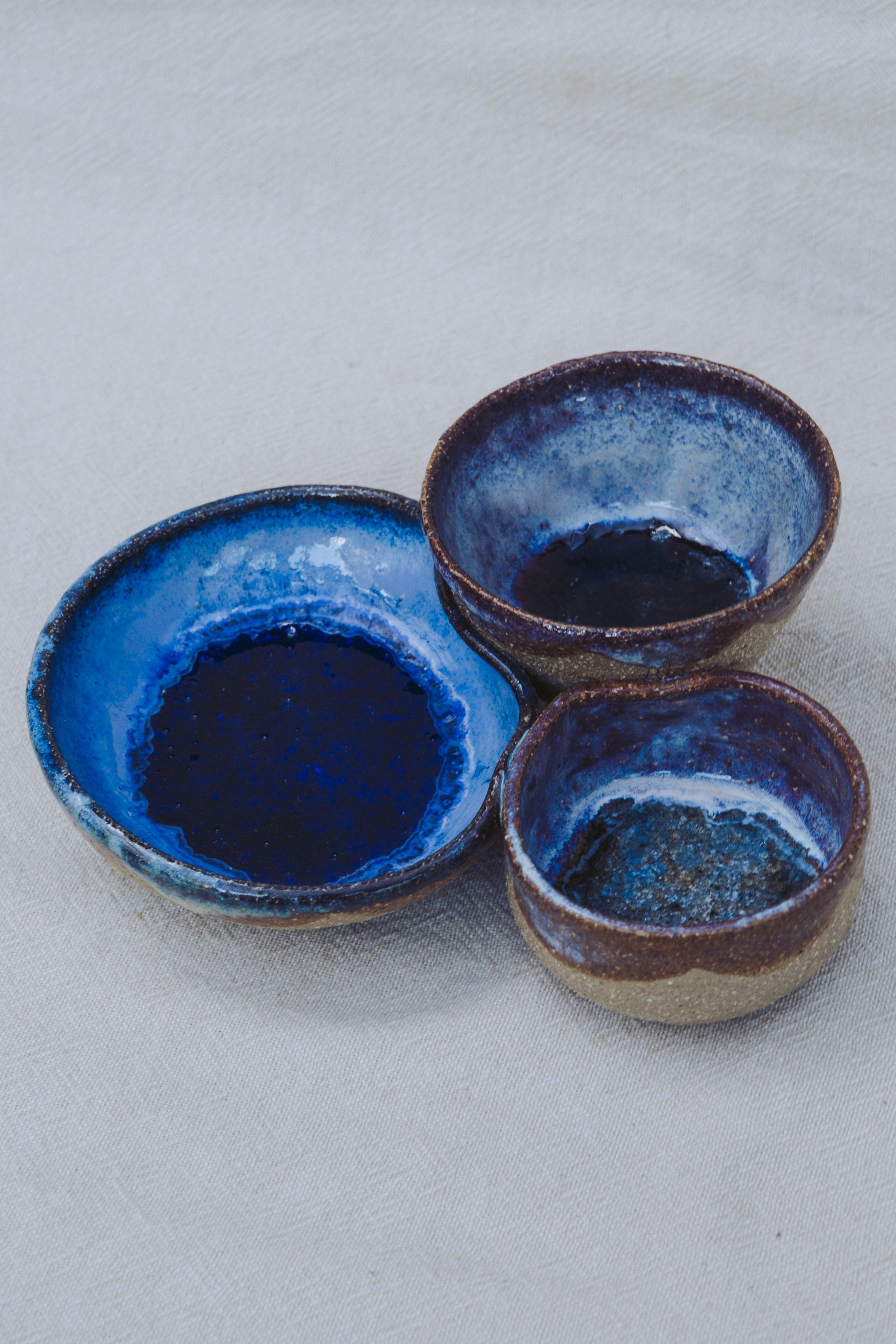 Deep Pools – Blue Trio Dish