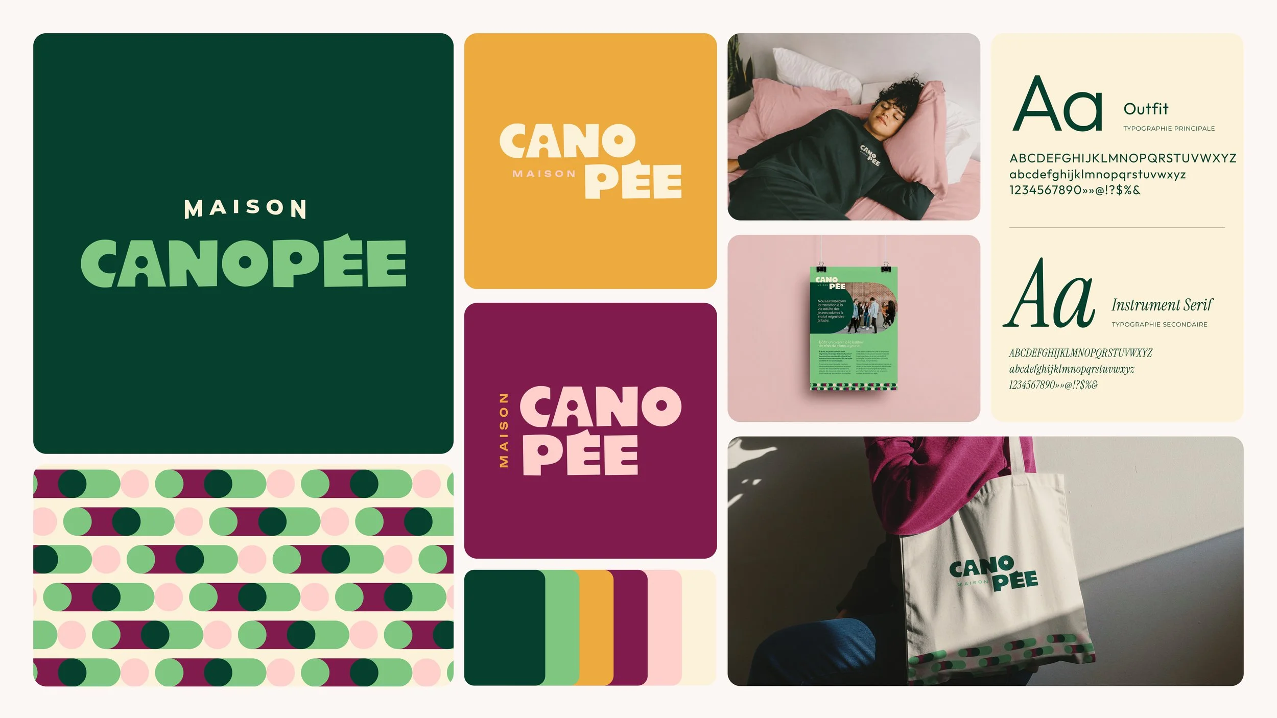 Maison Canopée – Création d’identité visuelle | Juline Crépeau