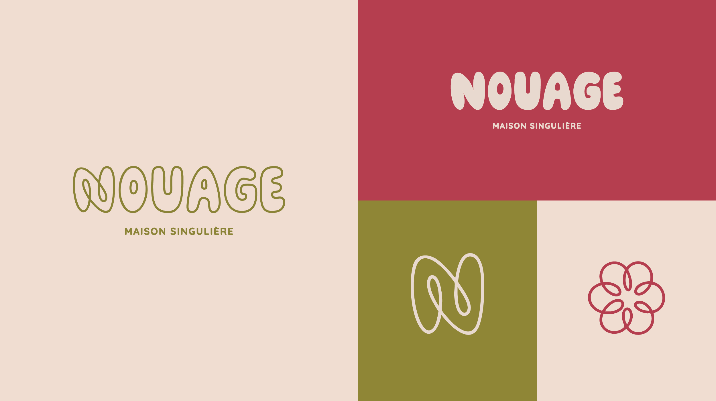 Nouage – Identité visuelle d’auberge de jeunesse | Juline Crépeau