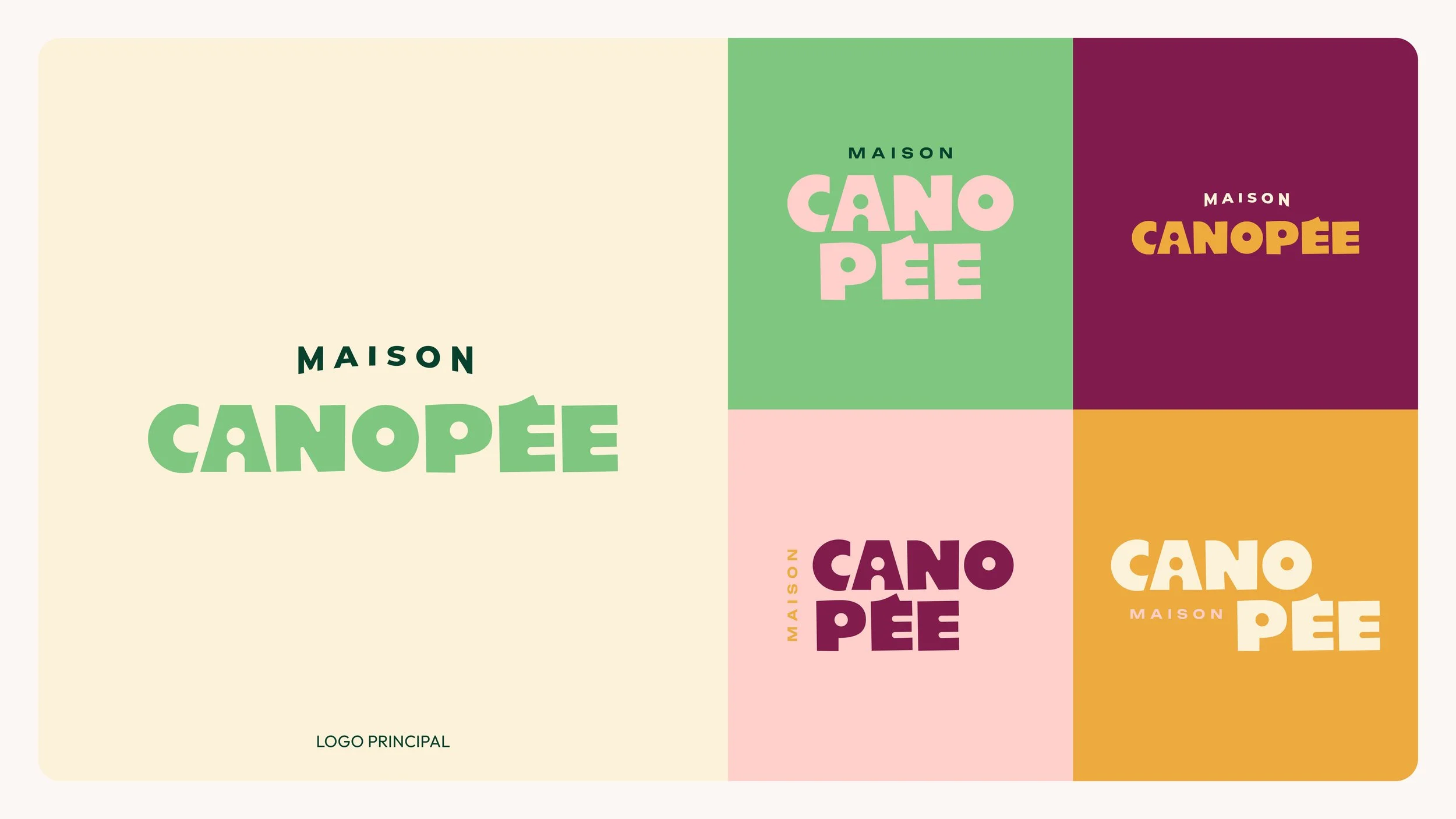 Maison Canopée – Création d’identité visuelle | Juline Crépeau