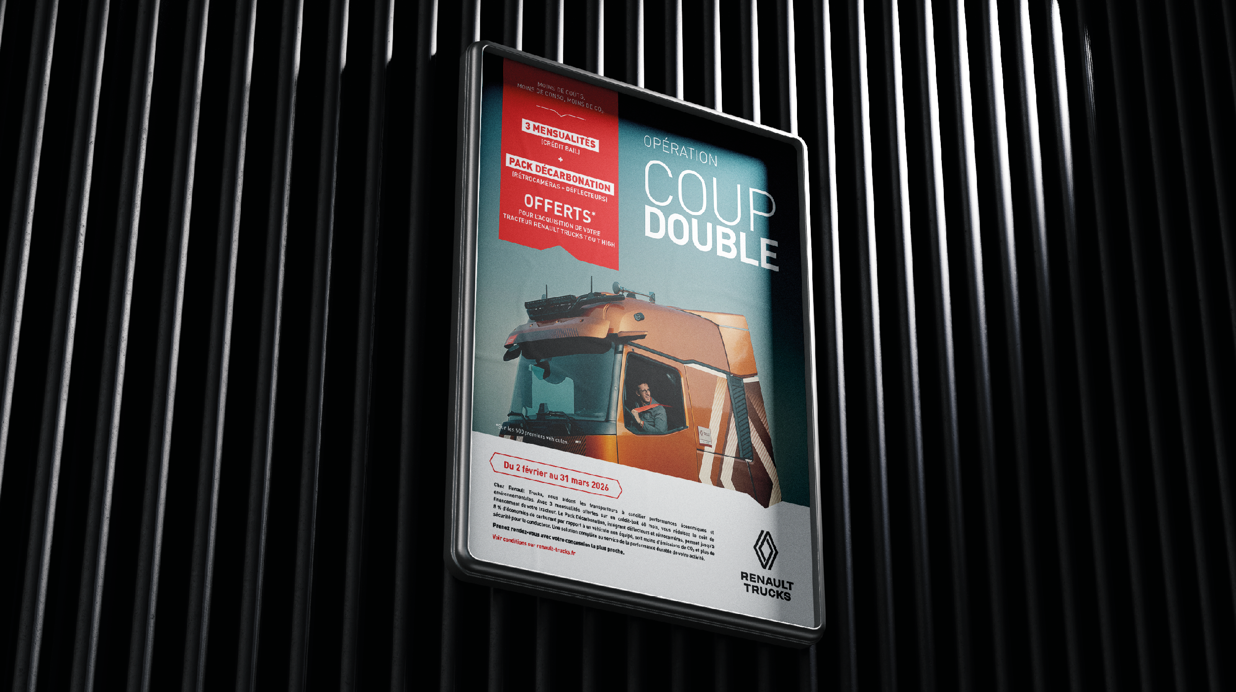 Renault Trucks : Opération Coup double - Campagne de communication