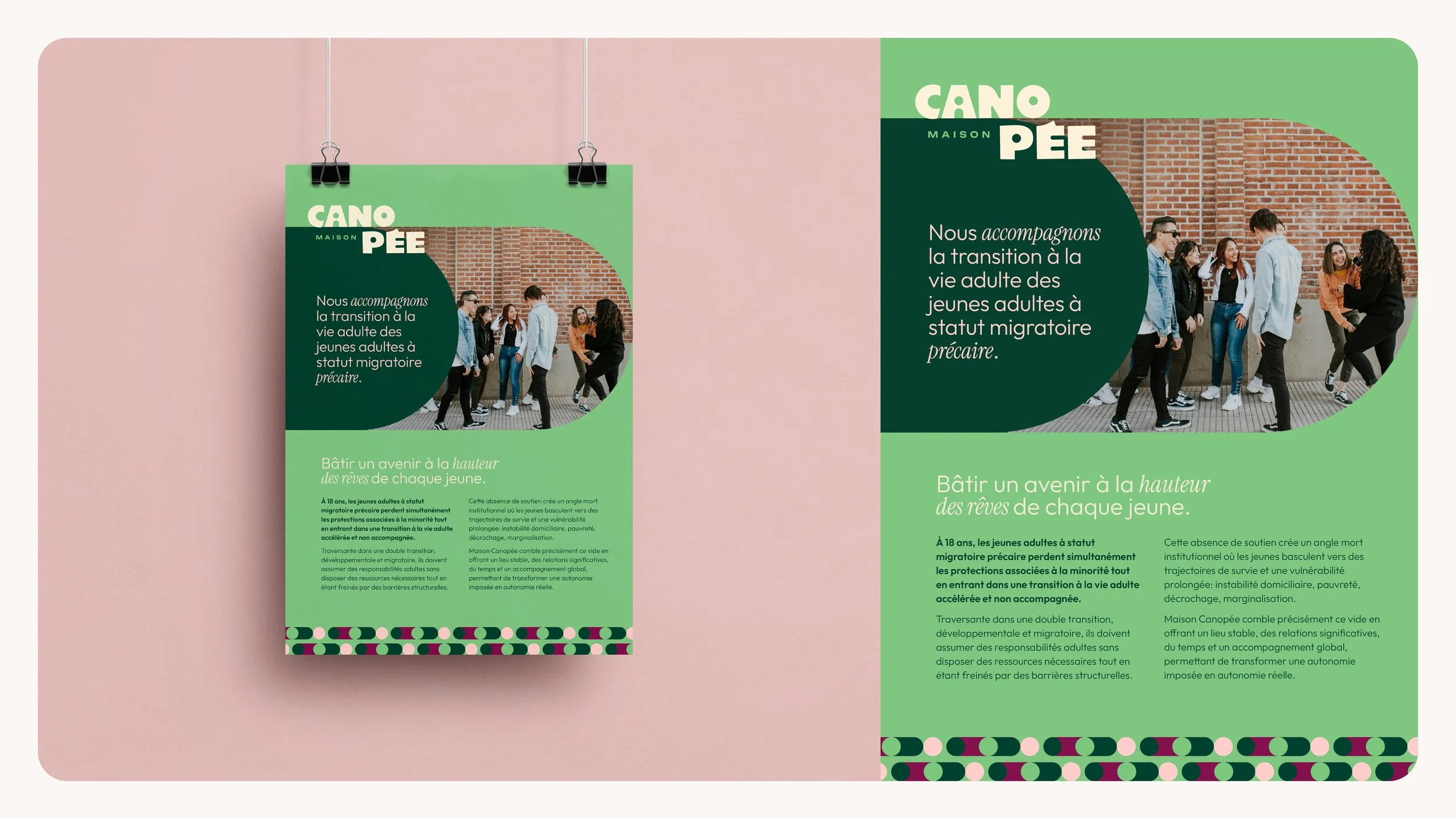 Maison Canopée – Création d’identité visuelle | Juline Crépeau