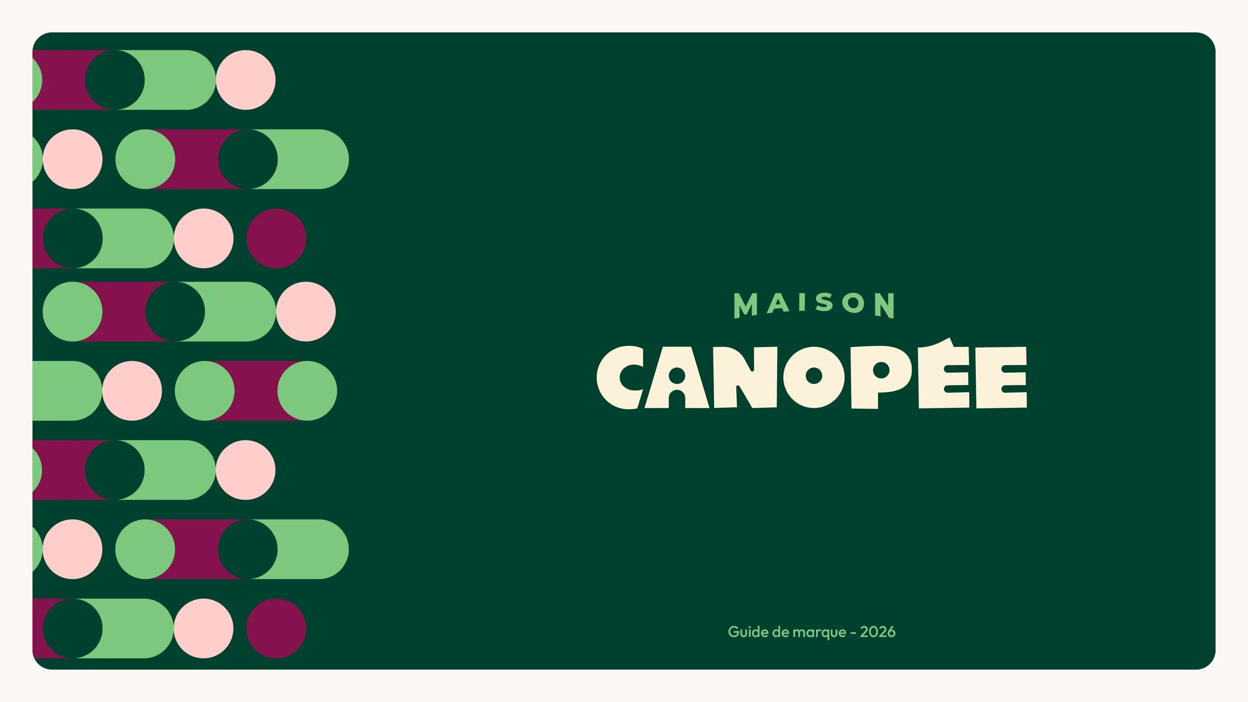 Maison Canopée – Création d’identité visuelle | Juline Crépeau
