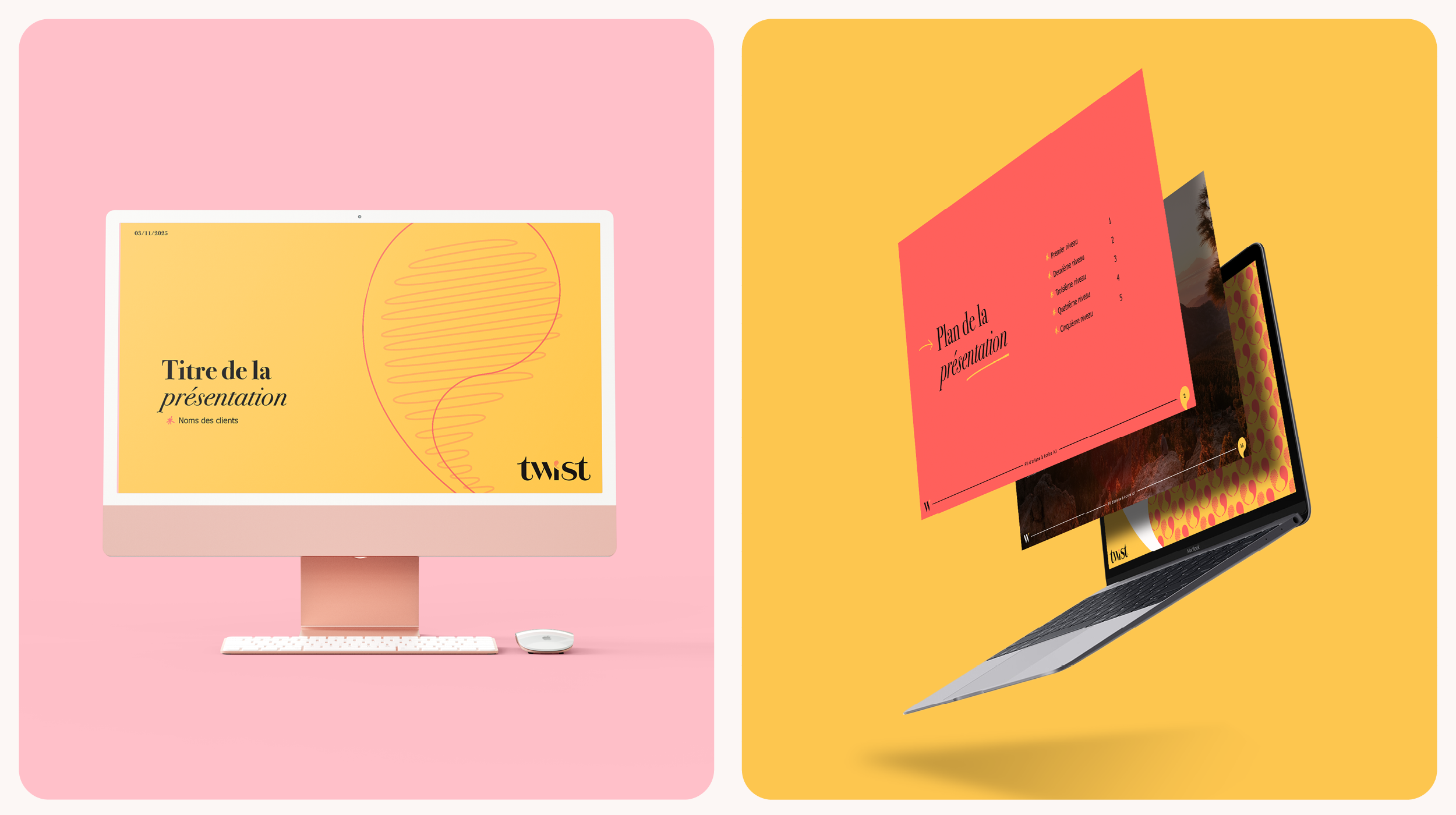 TWIST – Identité visuelle d’agence de communication | Juline Crépeau
