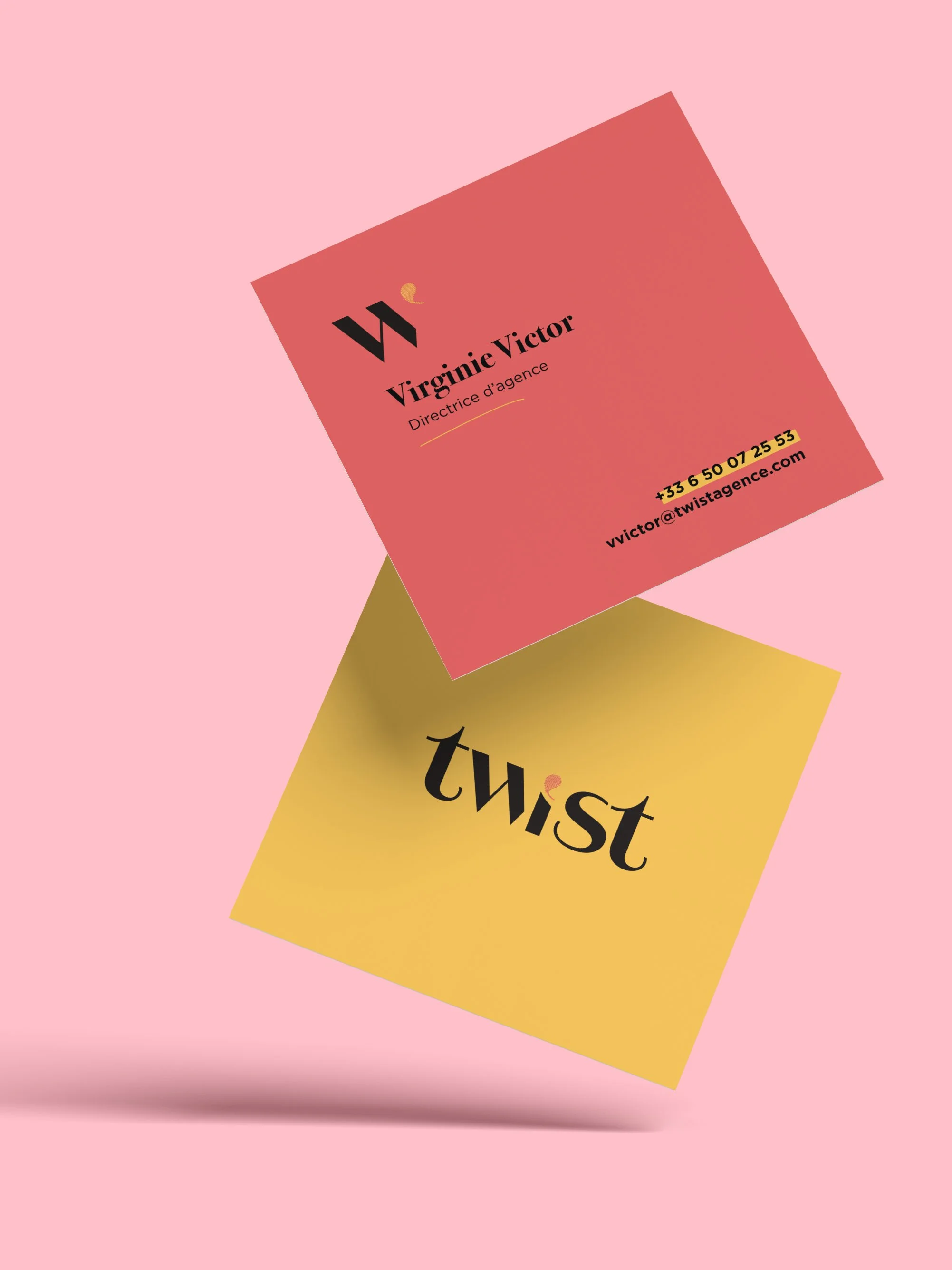 TWIST – Identité visuelle d’agence de communication | Juline Crépeau