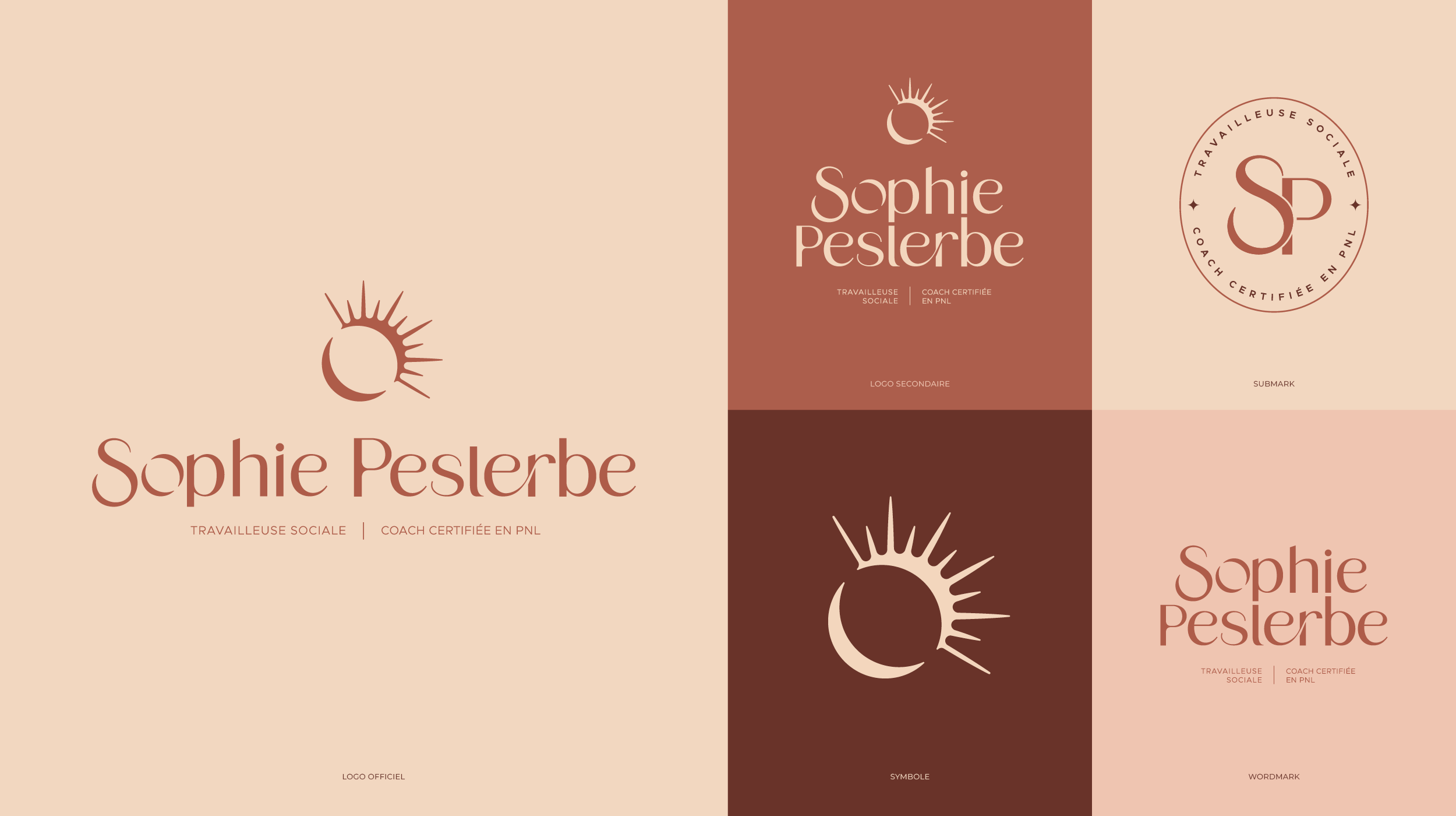 Identité visuelle Sophie Peslerbe | Juline Crépeau