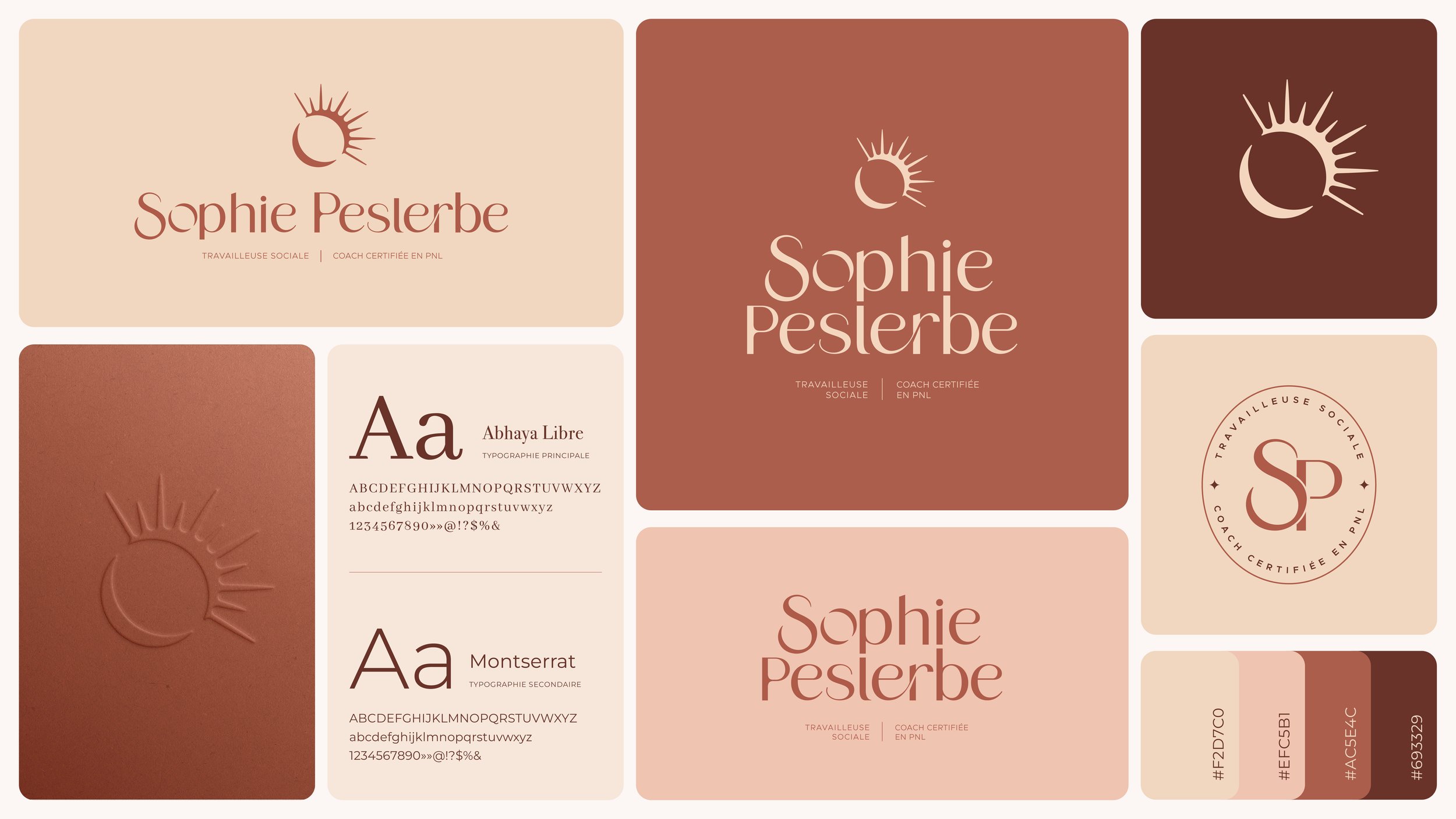 Identité visuelle Sophie Peslerbe | Juline Crépeau