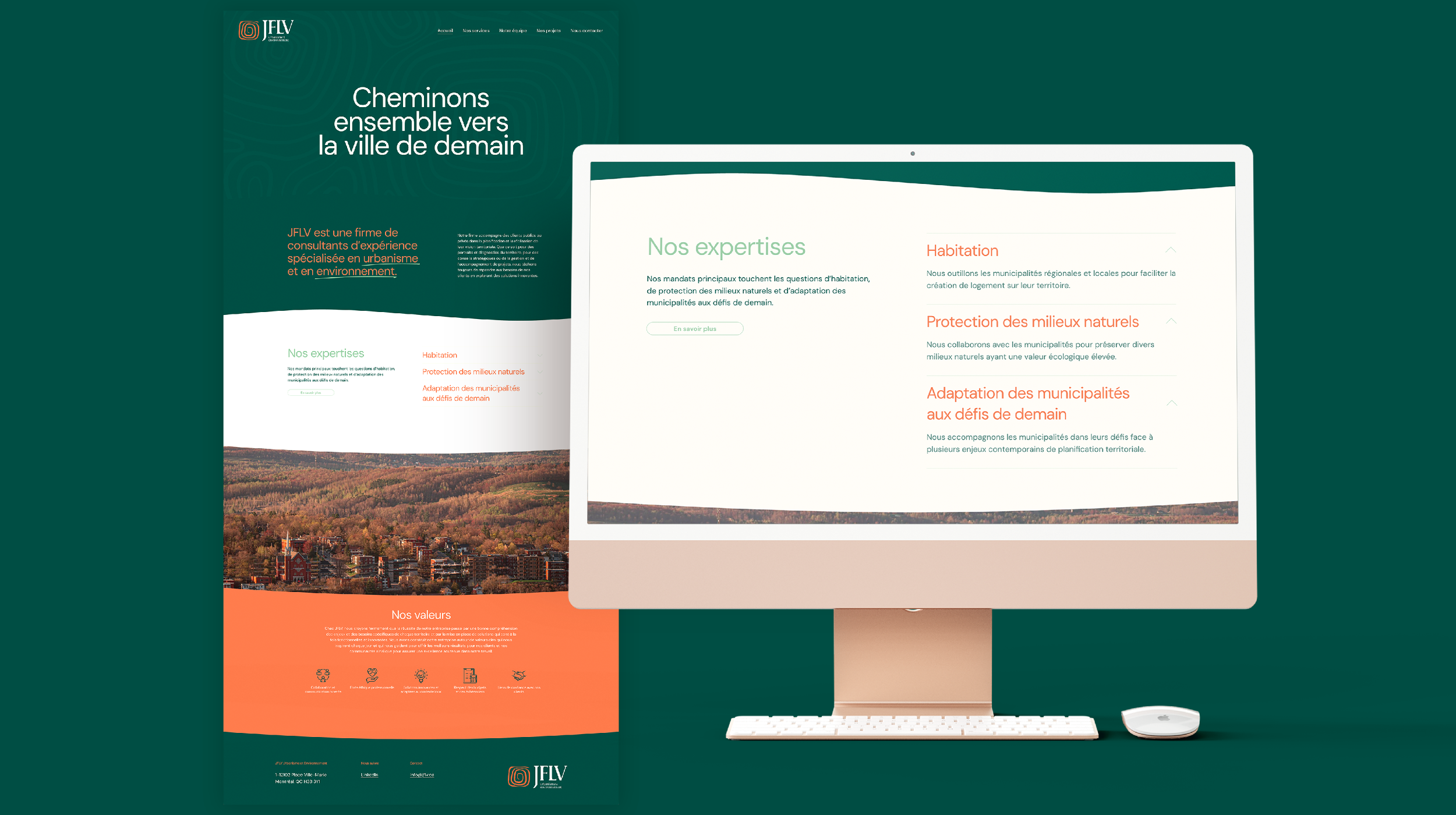 JFLV – Identité visuelle & web design | Juline Crépeau