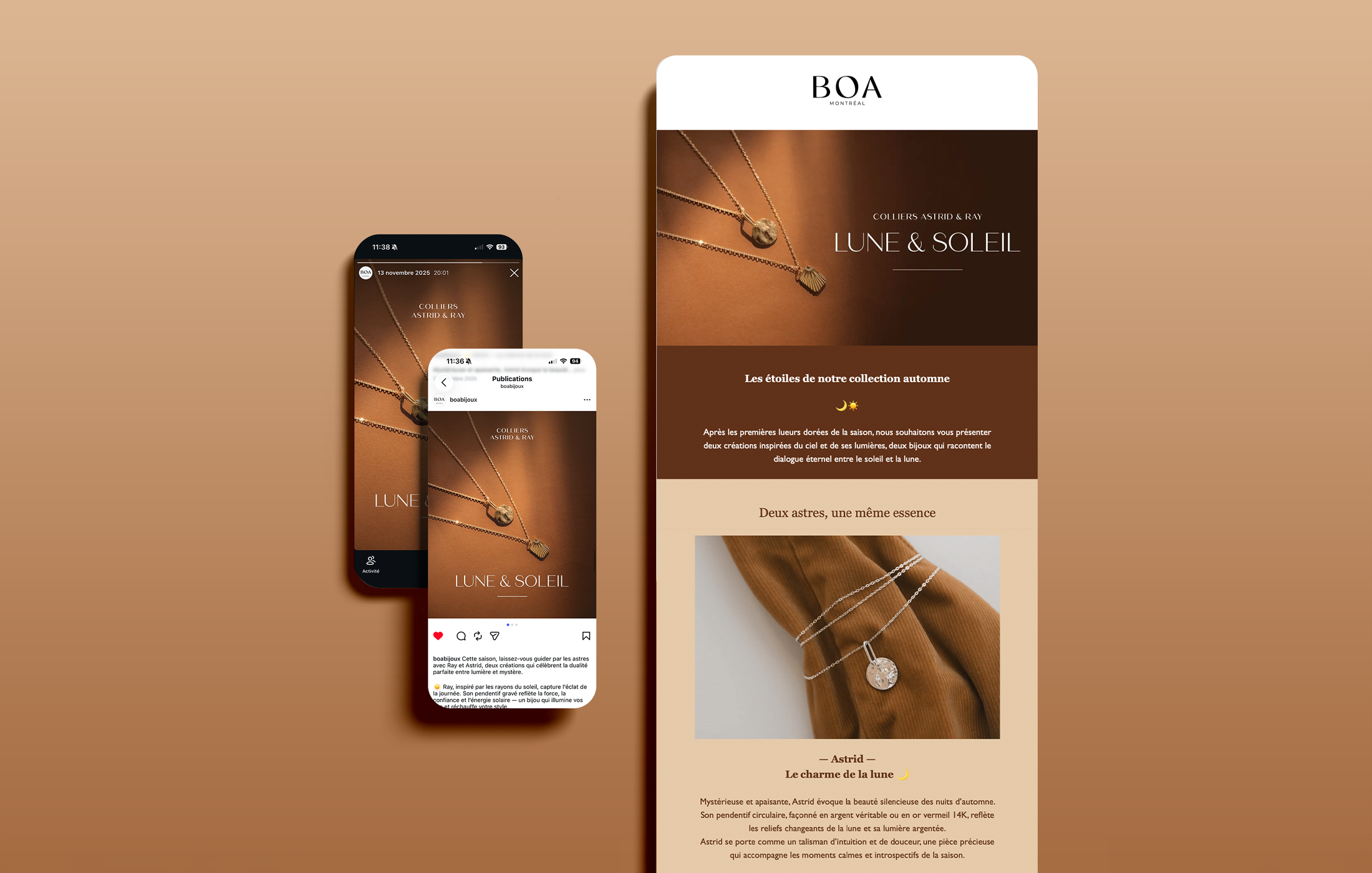 BOA Bijoux – Direction artistique & communication | Juline Crépeau