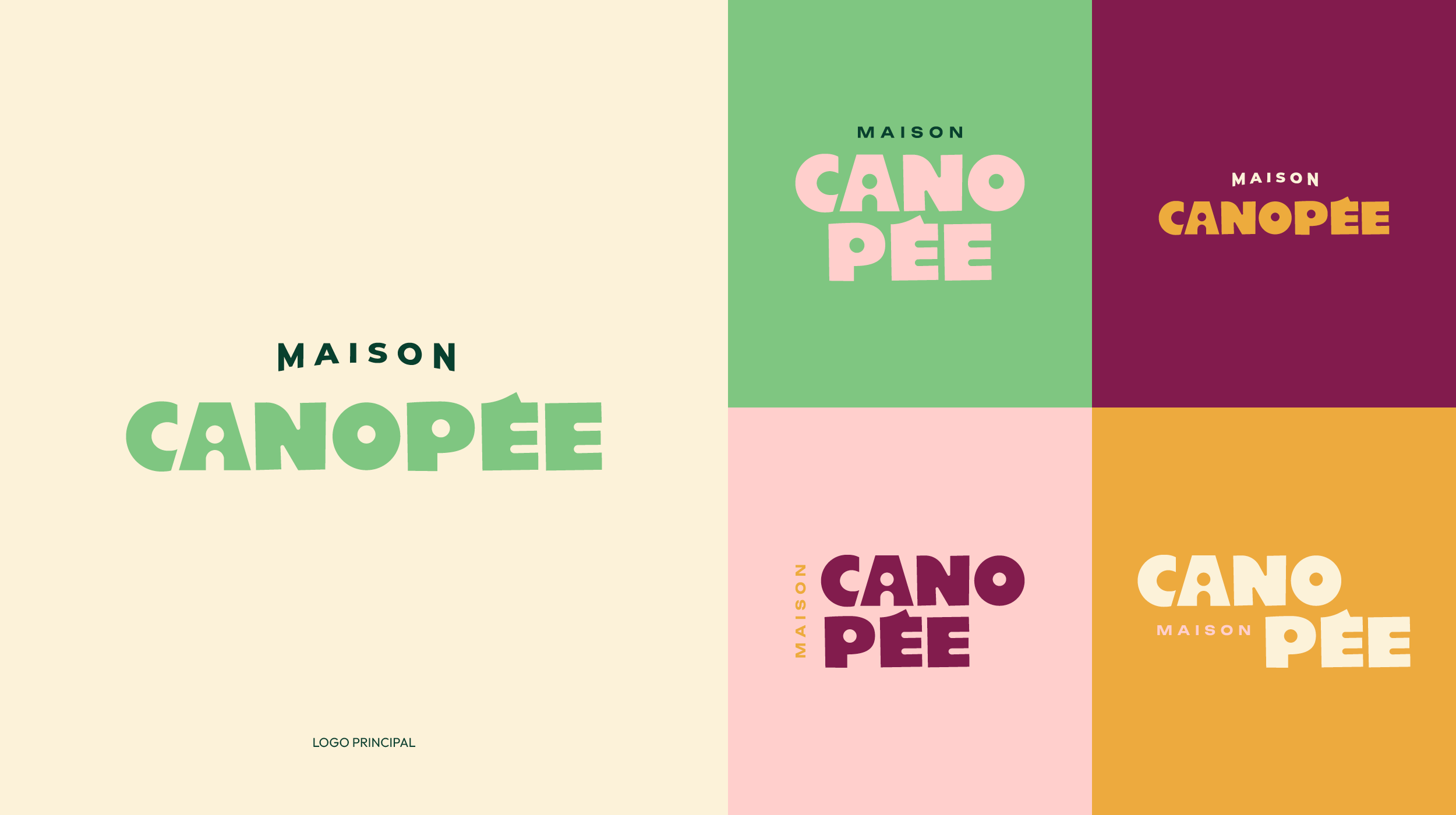 Maison Canopée – Création d’identité visuelle | Juline Crépeau