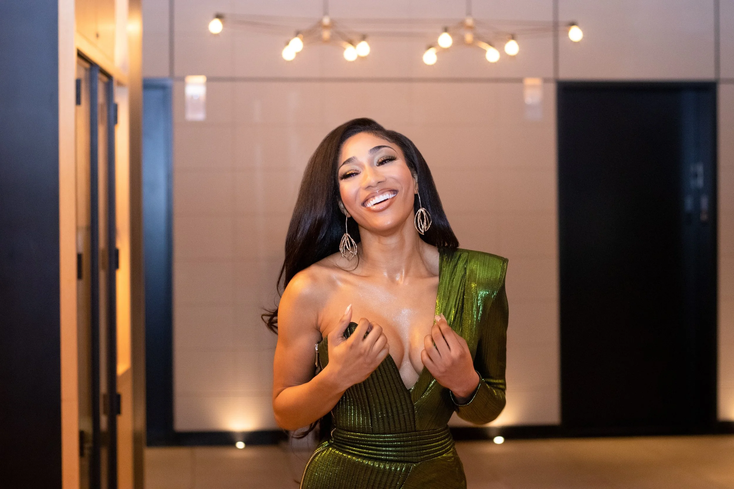 Christian Chanel at a brand event