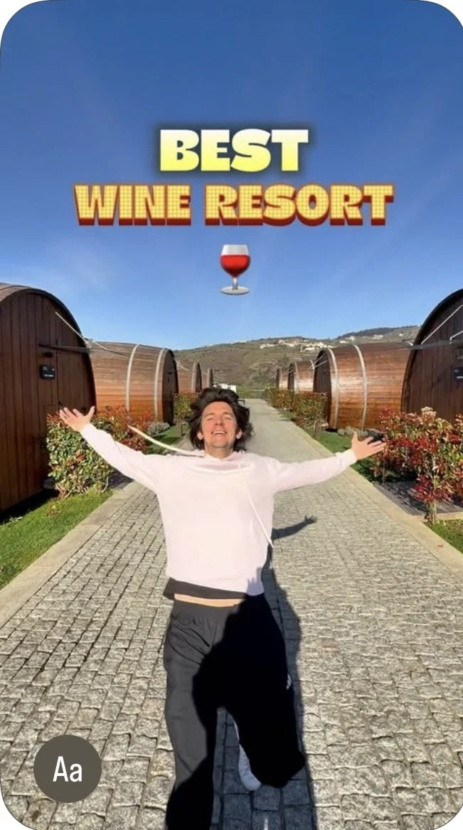 wine.davide at Quinta da Pacheca, wine resort with barrel rooms in the Douro Valley, Portugal