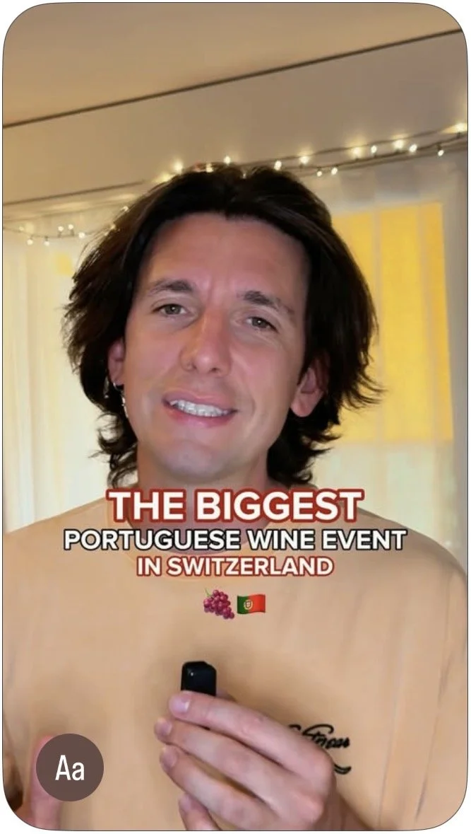 wine.davide reel: the biggest Portuguese wine event in Switzerland