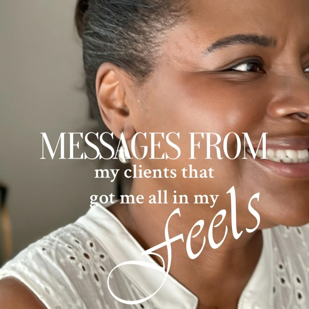 I am so deeply grateful for the trust my clients place in me and for the kind words they share. Reading messages and reviews like these ALWAYS gets me in my feels! 🥹

Thank you to my amazing clients for trusting me with your care and taking a moment
