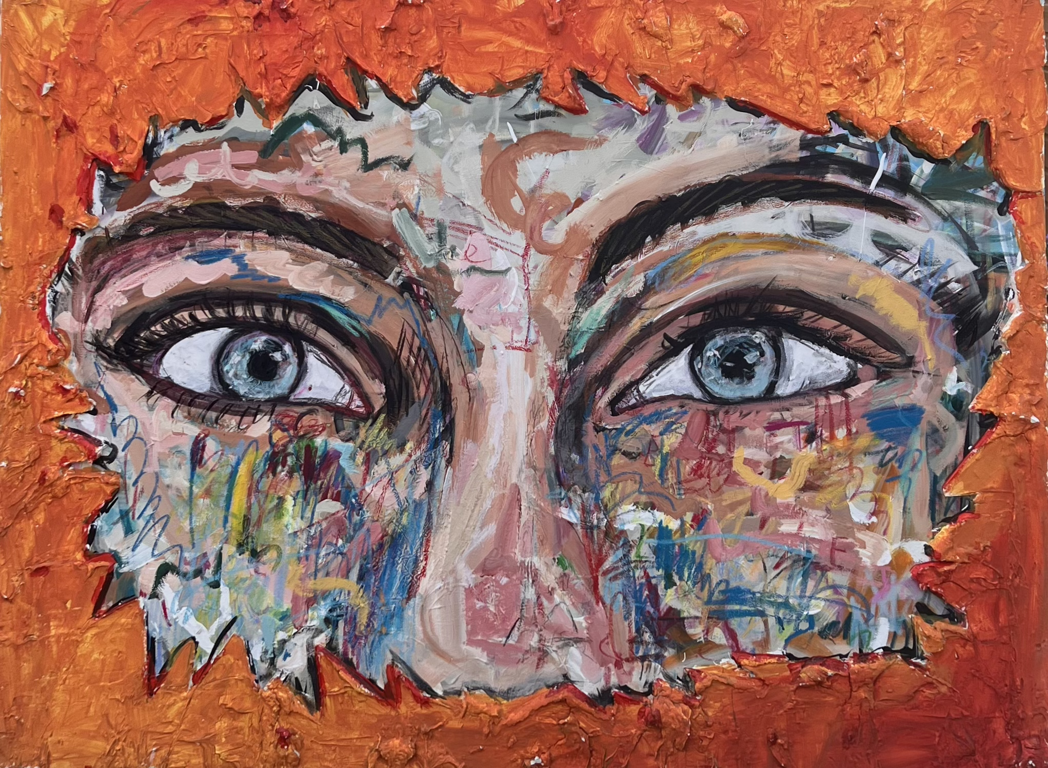 Hobbit - 120x100cm - mix media on canvas - 2026