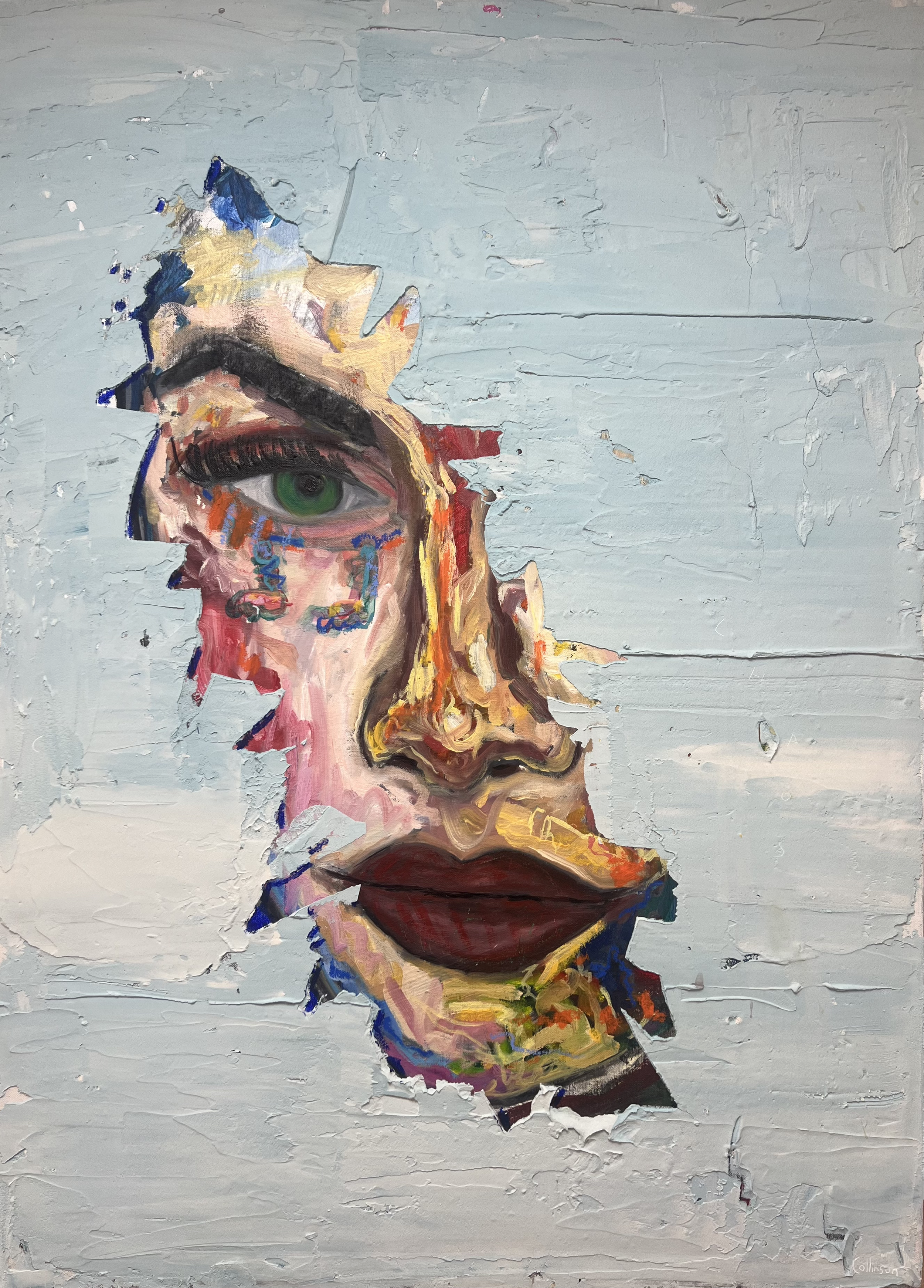 Cadence 70 x 100cm - mix media on canvas 2025