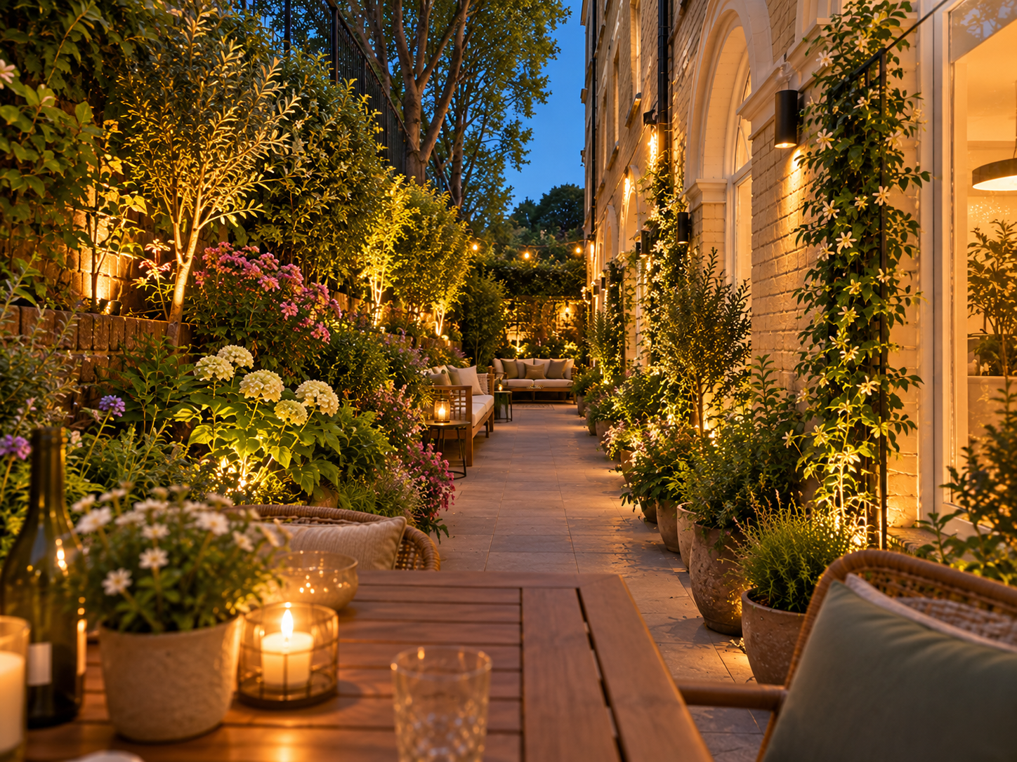 Cozy Garden Terrace at Dusk.png