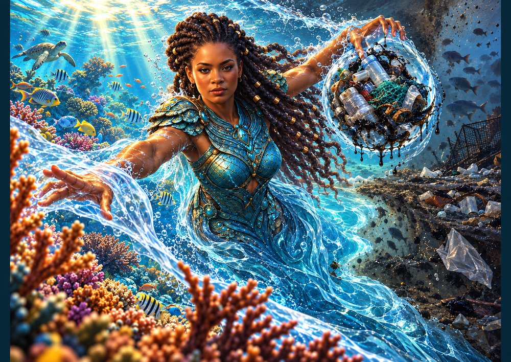 Ocea, Bes Nexus hero with water and ocean powers