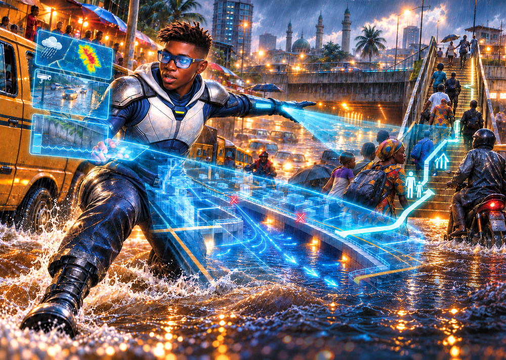 Specs, Lala Guardians hero with data and visual projection powers