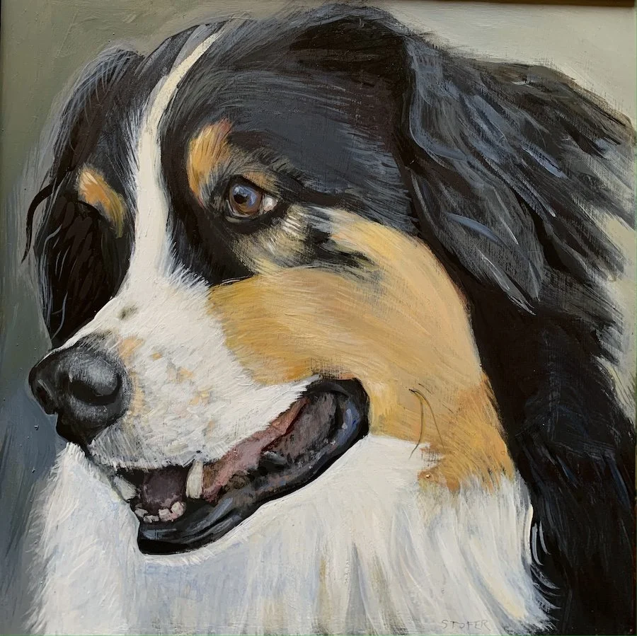 Roxy  10x10"