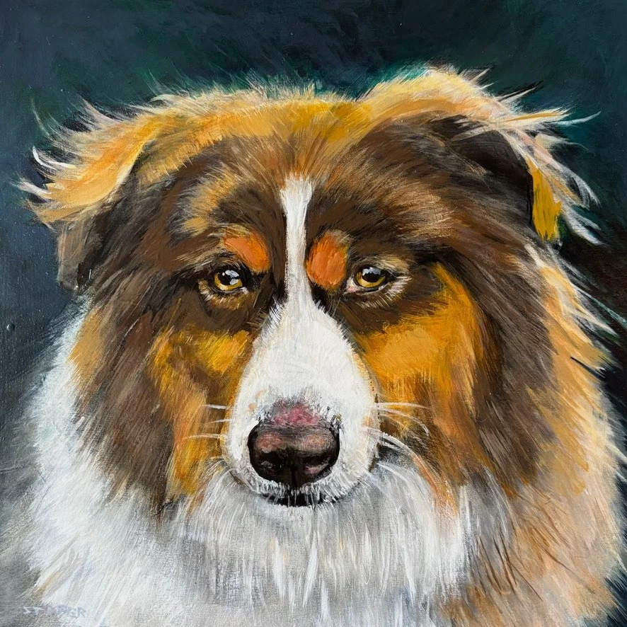 Roxy  10x10"