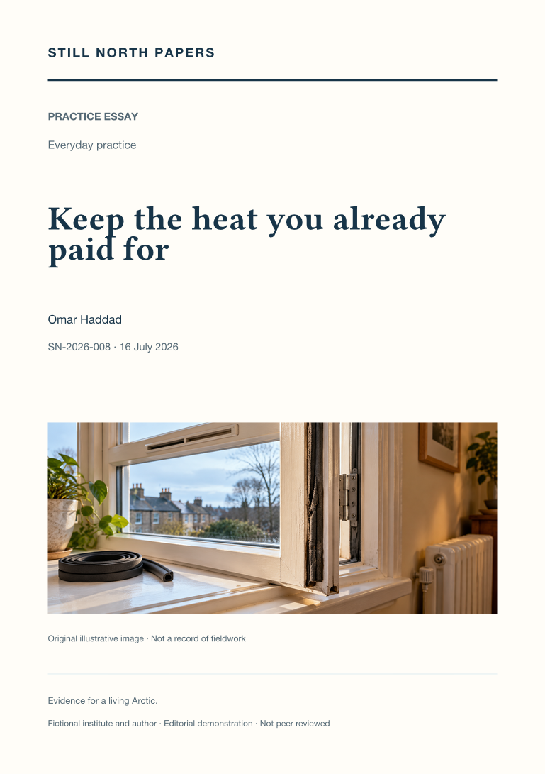 Keep the heat you already paid for