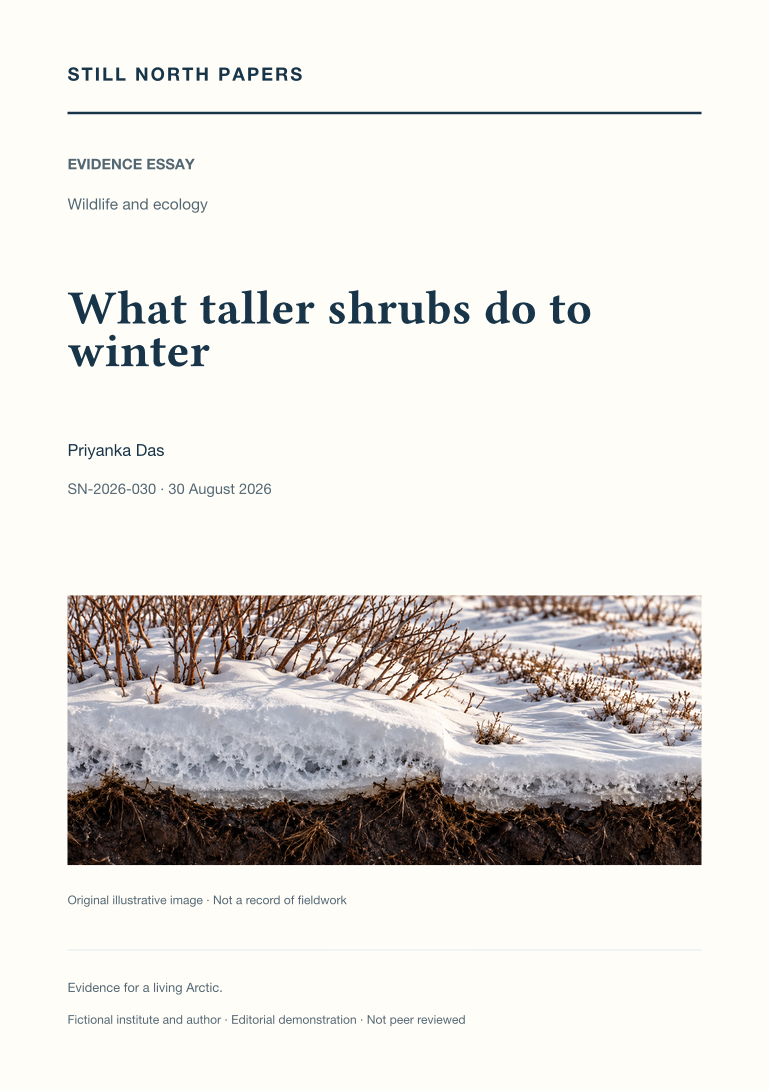 What taller shrubs do to winter