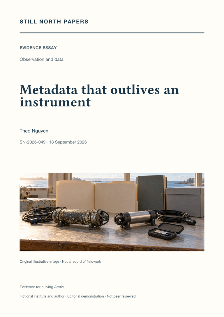 Metadata that outlives an instrument