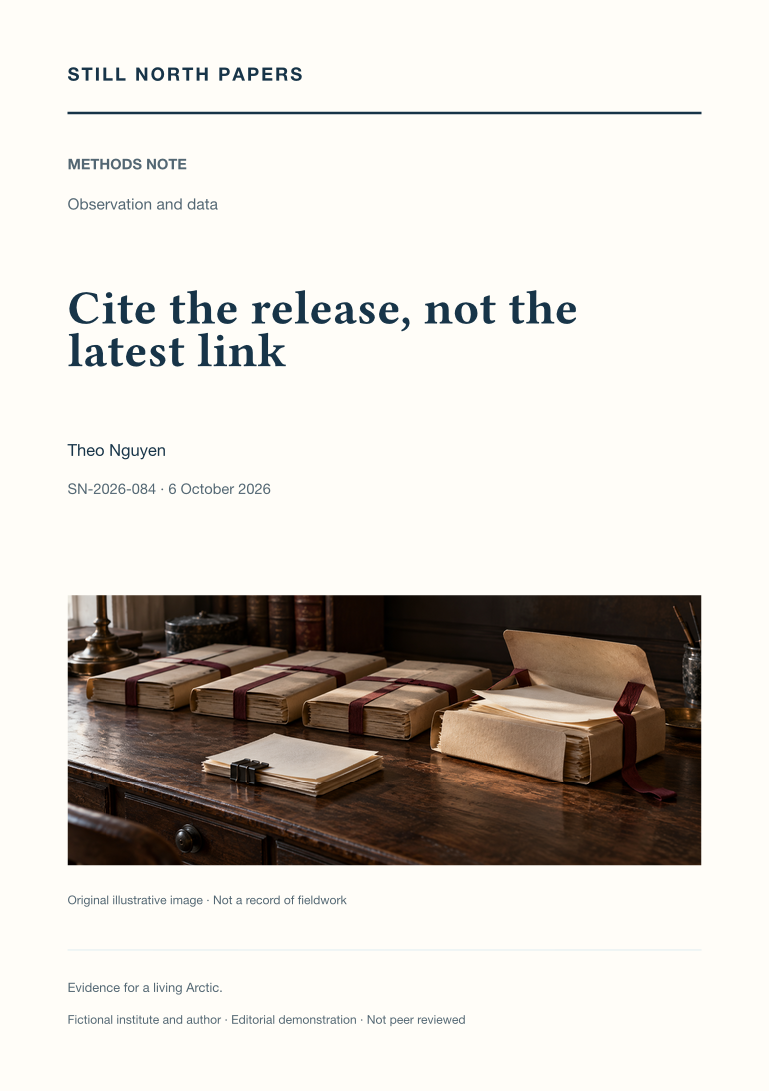 Cite the release, not the latest link