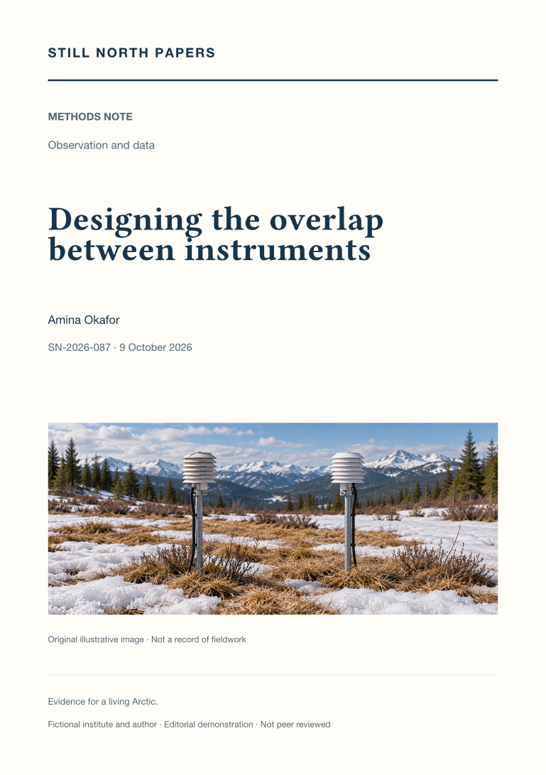 Designing the overlap between instruments