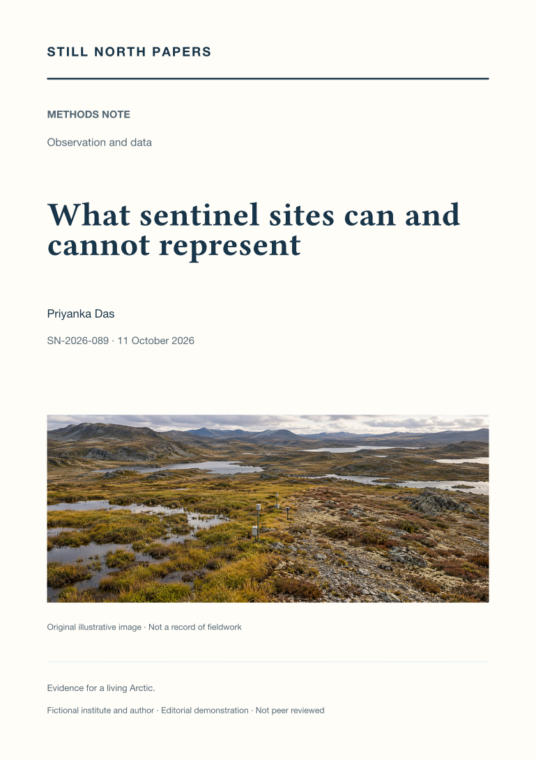 What sentinel sites can and cannot represent