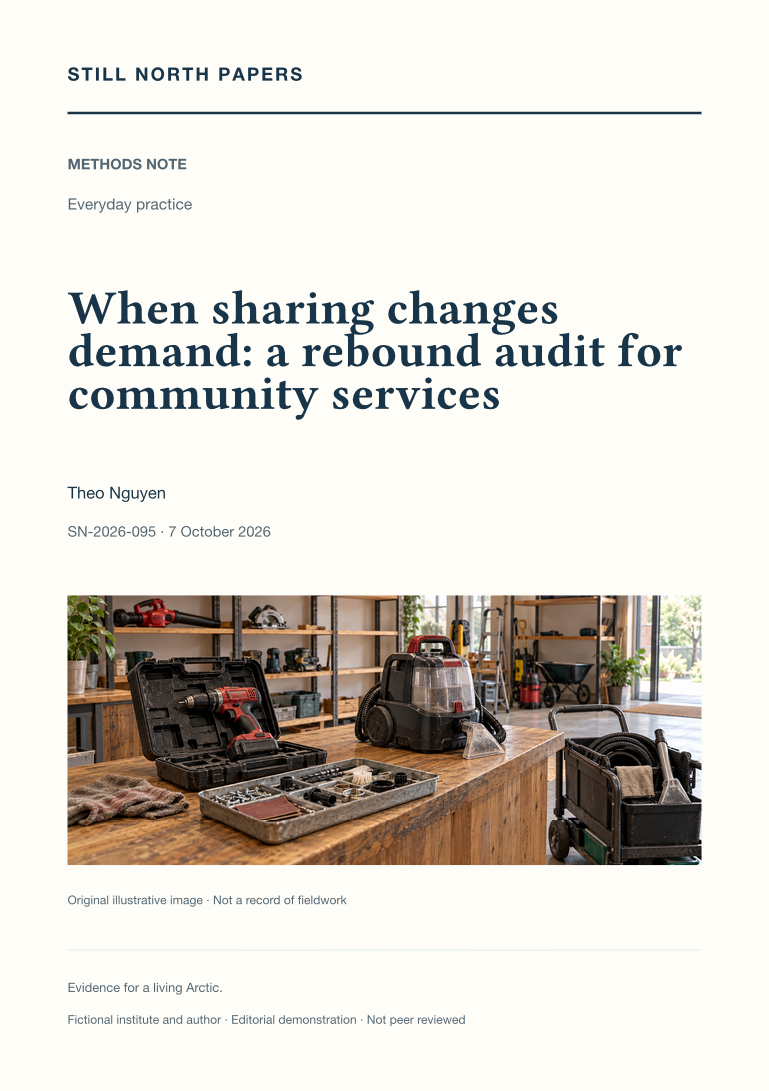 When sharing changes demand: a rebound audit for community services