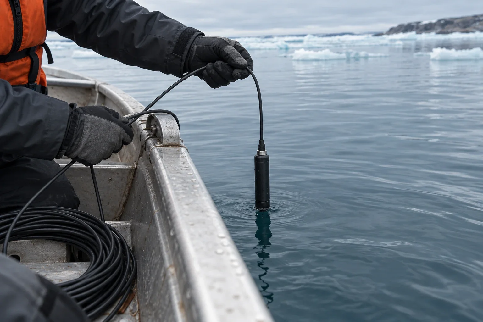 Listening for narwhals in Baffin Bay