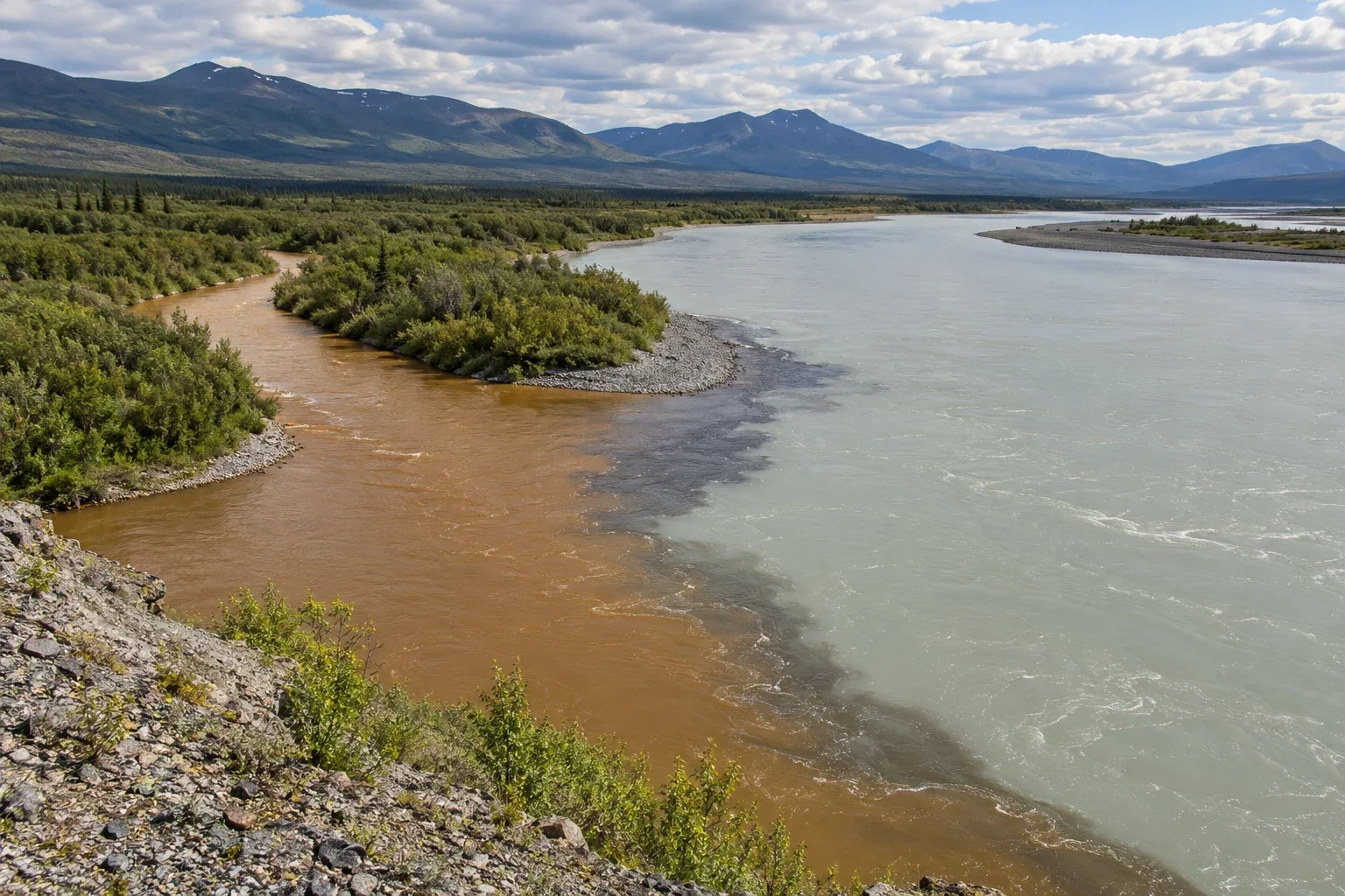 The muddiest water may not carry the most sediment