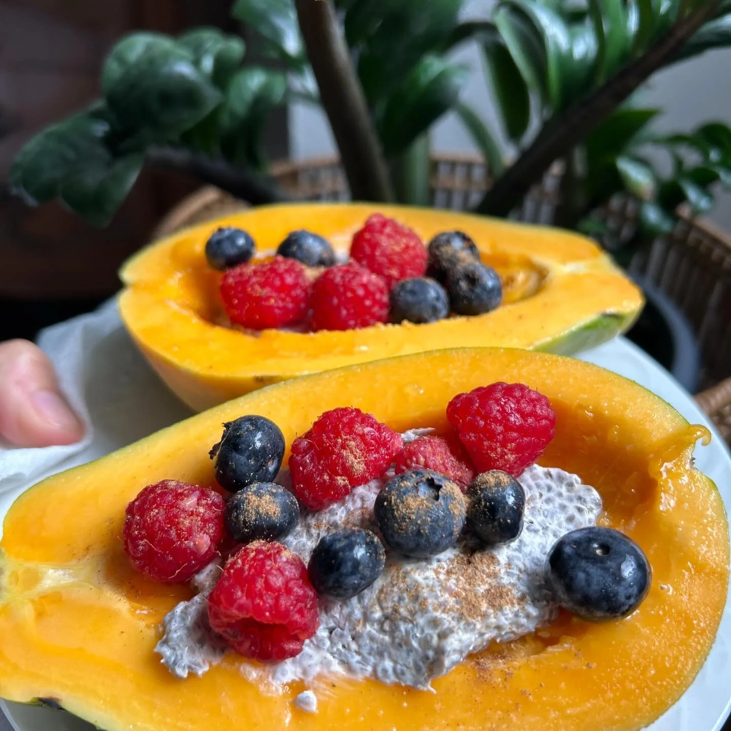 Fruits are best midday (10am-2pm) and generally independent of other foods. Don&rsquo;t forget spice for digestion. Cinnamon is great for digesting sugars #ayurveda