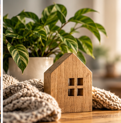 house and plant