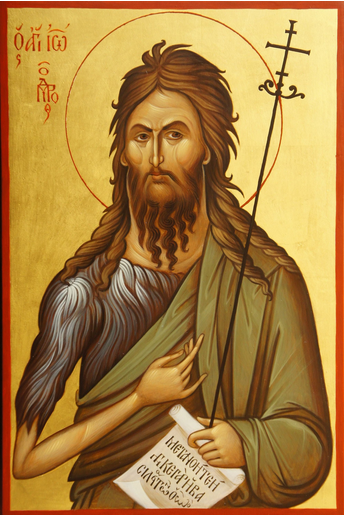 Icon of St. John the Baptist at St. Katherine Church
