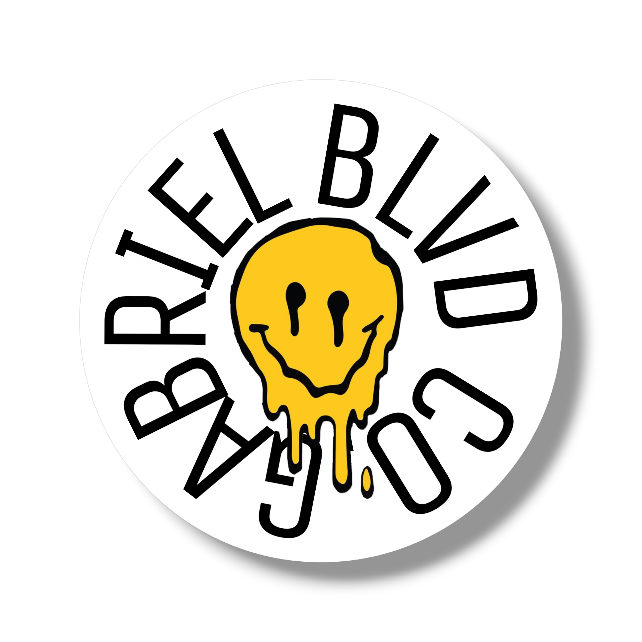 Main GBC Logo, Sticker (White)