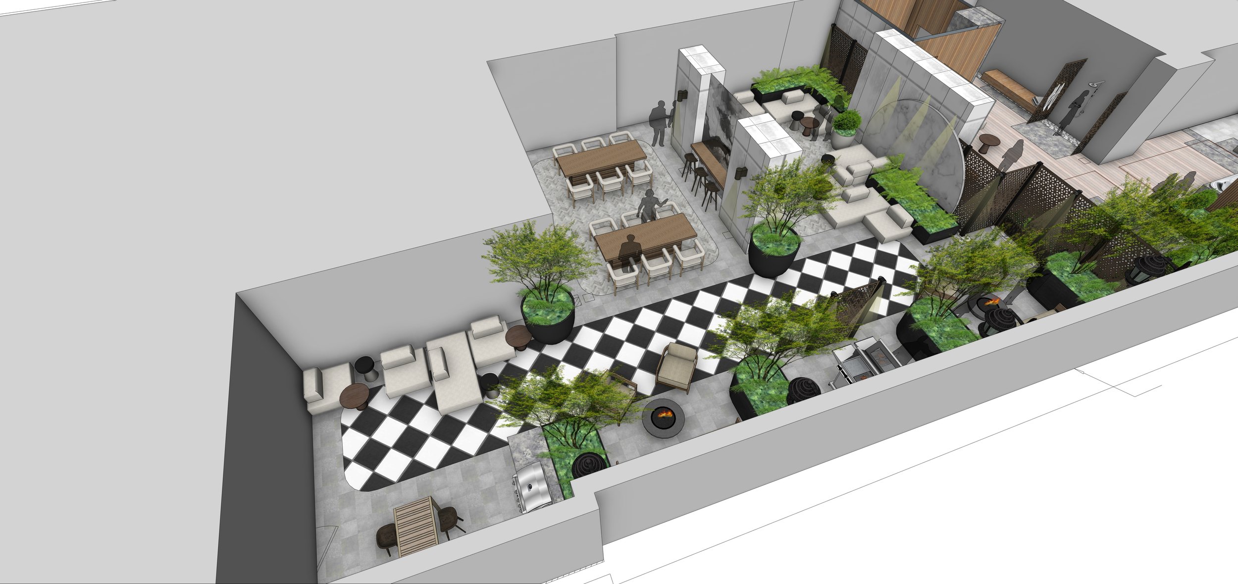 *The following SketchUp models were created in collaboration with a colleague 